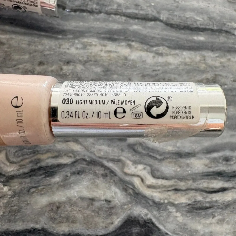 Revlon PhotoReady Candid Antioxidant Concealer 030 Light Medium 2 Pack New